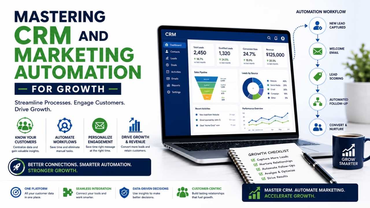 Mastering CRM and Marketing Automation for Growth